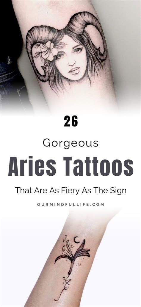 aries tattoos designs|feminine aries tattoo designs.